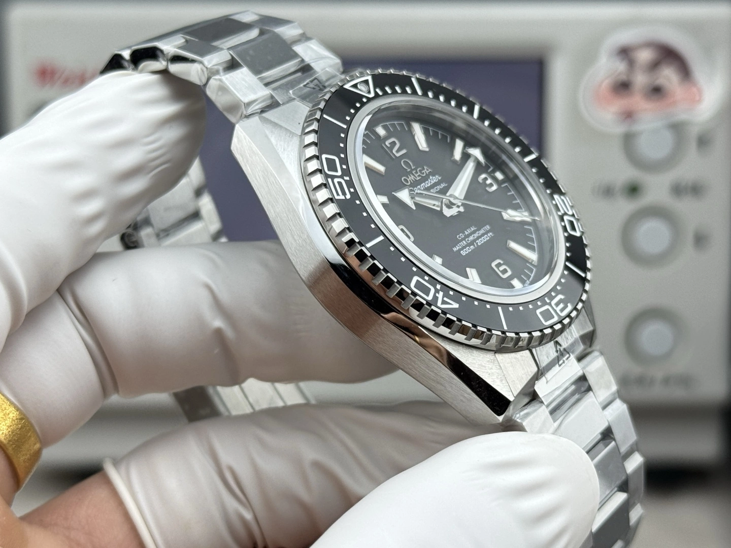 EyeCatching CBD Factory Omega Seamaster Planet Ocean 600M 42mm Black Dial Black Ceramic Bezel (217.30.42.21.01.001) 1:1 Super Clone – Dandong 8912 Movement 301